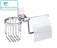 Держатель туалетной бумаги и освежителя WK К-5059WHITE LEINE