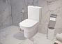 Унитаз-компакт AZARIO AZ-8323 ALBA безободковый с сиденьем микролифт