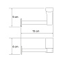 Держатель туалетной бумаги WK К-5096 LEINE