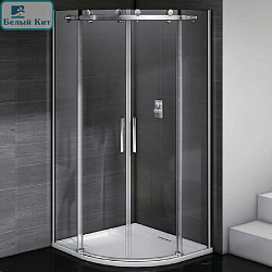 Душевое ограждение GOOD DOOR Galaxy R-TD-100-C-CH (1000 x1000 x 1950 мм) прозрачное стекло 6 мм