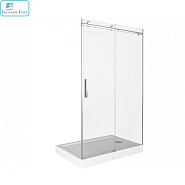 Душевая дверь раздвижная GOOD DOOR Galaxy WTW-130-C-CH (130*195 см) стекло 6 мм профиль хром 