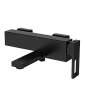 Смеситель для ванны GAPPO G3217-6 черный FUTURA