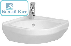Умывальник VITRA S50 40 см 5306B003-0999 угловой с пьедесталом 6936B003-7035