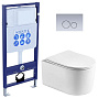 Комплект инсталляции с унитазом AQUATEK МИЯ ТОРНАДО