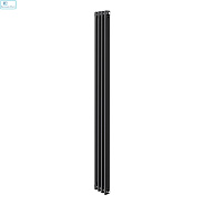 Дизайн-радиатор Royal Thermo Insignia C2180 - 04 секц. RAL9005 боковое подкл. при Δt70-808 Вт 8,08м2