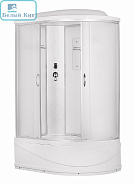 Душевая кабина ERLIT ER3512ТPL-C3-RUS 120*80*215 левая матовые стекла выс. поддон БЕЗ СИЛИКОНОВАЯ 