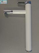 Смеситель для раковины FRAP F1052-15 белый/хром