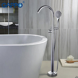 Смеситель для ванны GAPPO G3098 хром для отдельностоящей ванны