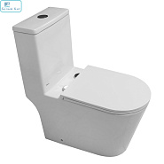 Унитаз-моноблок AZARIO AZ-80673 Eagle ТОРНАДО с сиденьем микролифт Slim