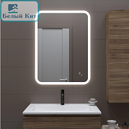 Зеркало MIXLINE "Колорит" ЭКОНОМ 600*800 (ШВ) сенсорный выкл, светодиодная подсветка, универс.крепеж