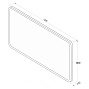 Зеркало Континент "DEMURE LED" 120х80 см с подсветкой