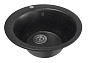 Мойка ML-GM13 круглая, черная (308), 495мм