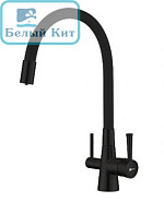 Смеситель для кухни LEMARK LM3075BL "Комфорт" черный