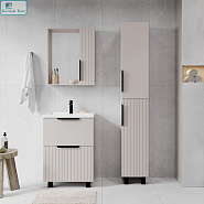 Тумба VIANT напольная "Сицилия 80" 2 ящика капучино БЕЗ раковины MODUO-80