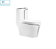 Унитаз-моноблок REDO BOSTON White/B RD-2057BL с сиденьем микролифт