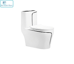 Унитаз-моноблок REDO BOSTON White/B RD-2057BL с сиденьем микролифт