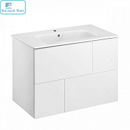 Тумба ROCA "PILAR 800" белая с раковиной VICTORIA-N 800х460 (A857669472 + 7.3279.9.C00.0)