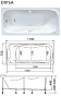 Ванна МАРКА №1 "DIPSA" 170х75  акриловая с рамой