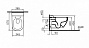 Унитаз подвесной VITRA D-LIGHT безободковый с бачком для чистящей жидкости Vitra fresh с микролифтом