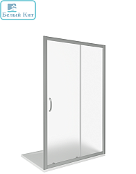 Душевая дверь раздвижная GOOD DOOR INFINITY WTW-130-G-CH (130*185 см) стекло матовое 6 мм