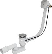Обвязка для ванны автомат ALCAPLAST A564KM3-80 металл\металл с наливным механизмом