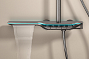 Душевая система BARSELLO YH-SH2101-2 с термостатом (ГОРЯЧАЯ ВОДА СЛЕВА) графит(оружейная сталь)